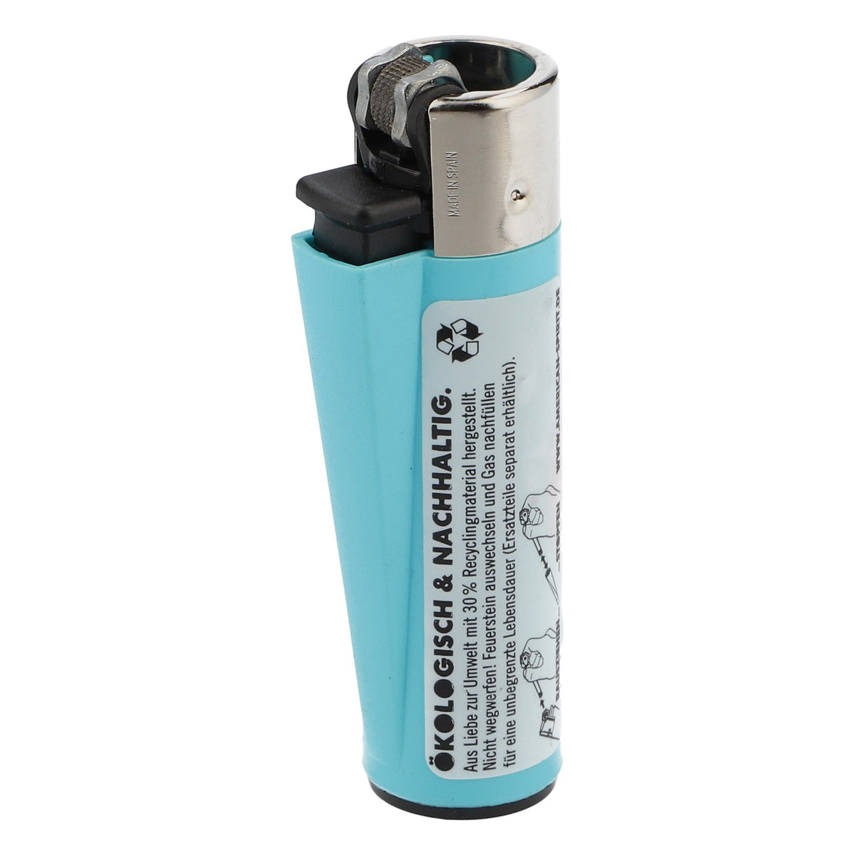 American Spirit Zapalniczka do tytoniu Lighter Classic Large Niebieska wielokrotnego użytku Clipper – Widok 4