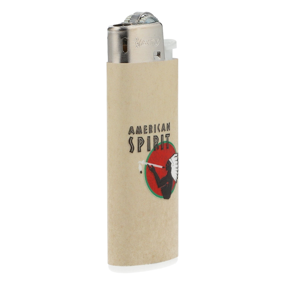 American Spirit Papierosy Zapalniczka Lighter Tytoń Mini Beżowy Bic