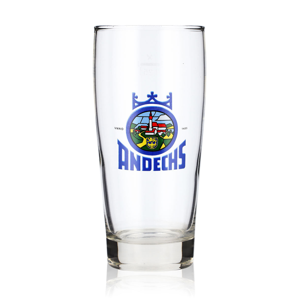 Kufel do piwa Andechs Kufle do piwa Szklanki 0,25 l Kubki Stare logo niebieskie