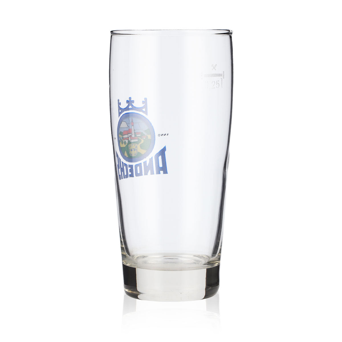 Kufel do piwa Andechs Kufle do piwa Szklanki 0,25 l Kubki Stare logo niebieskie – Widok 3