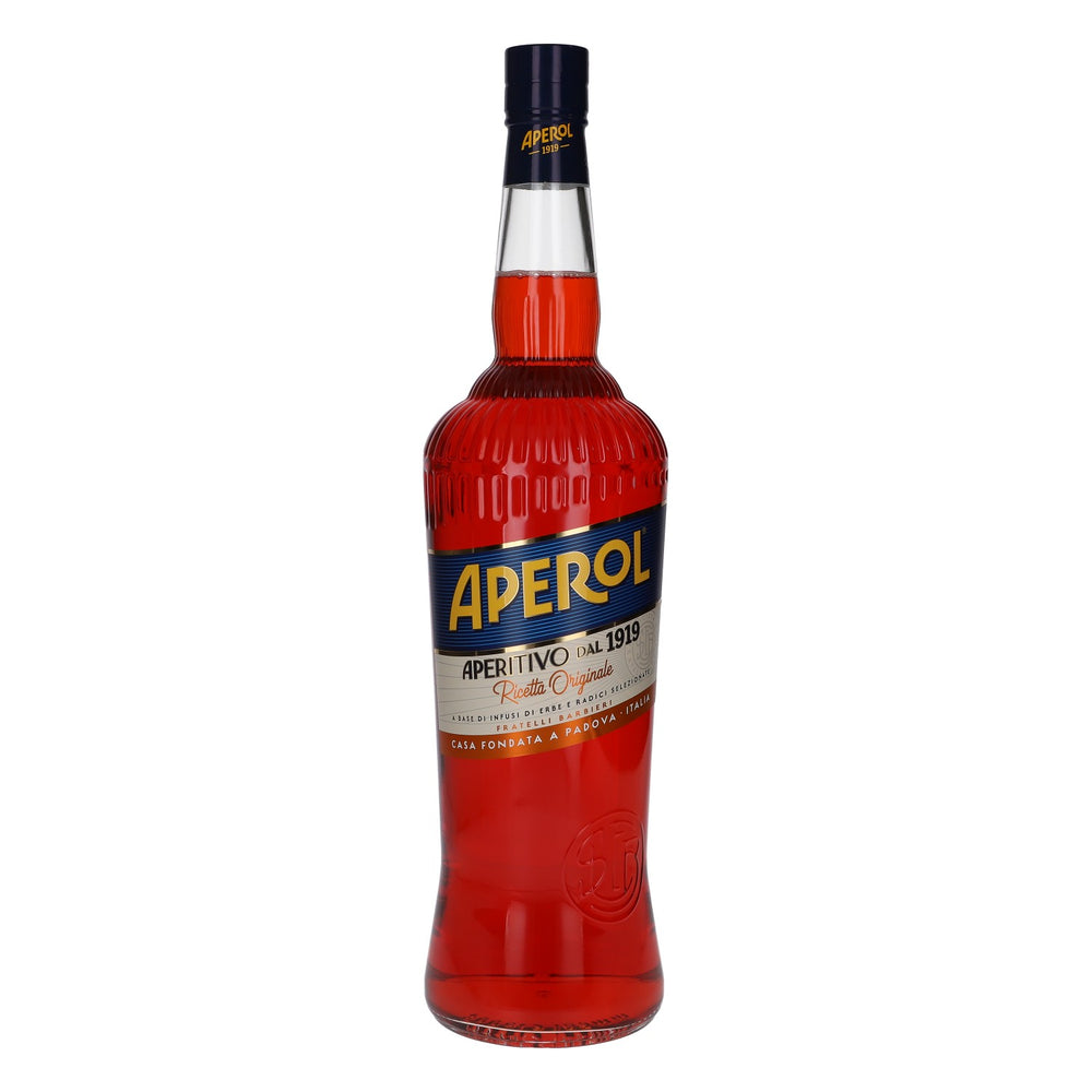 Aperol Spritz Aperitivo 3 l 11% obj. XXL Podwójna butelka magnum z nalewką i pudełkiem prezentowym