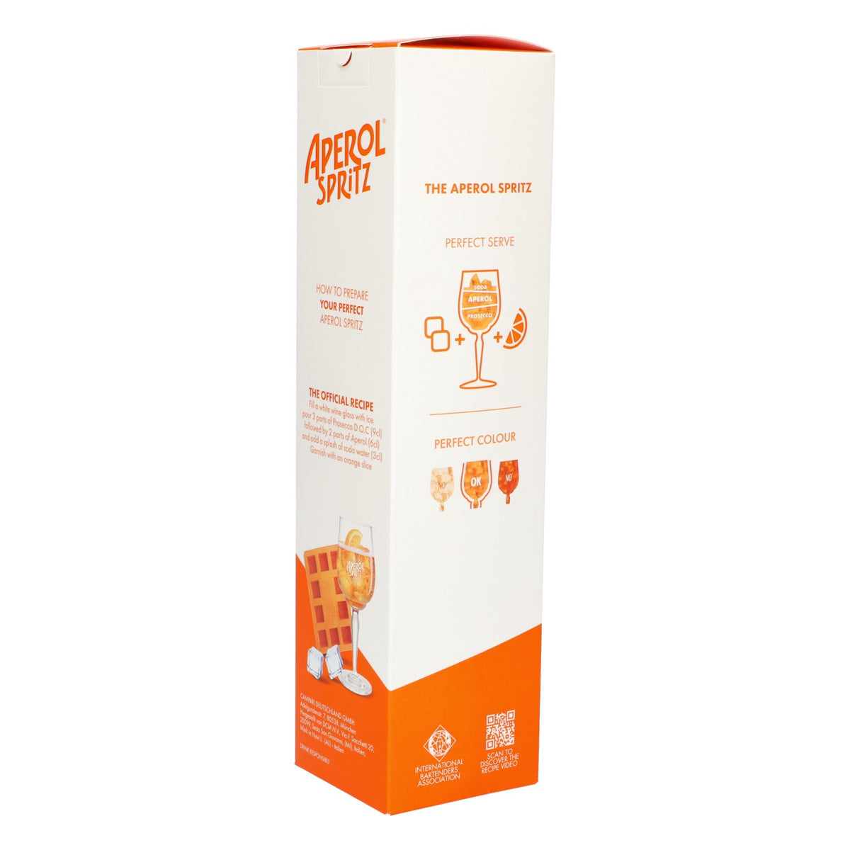 Zestaw upominkowy Aperol Spritz butelka 0,7l 11% vol + foremka na kostki lodu Aperitif Włochy Koktajl Longdrink – Widok 3