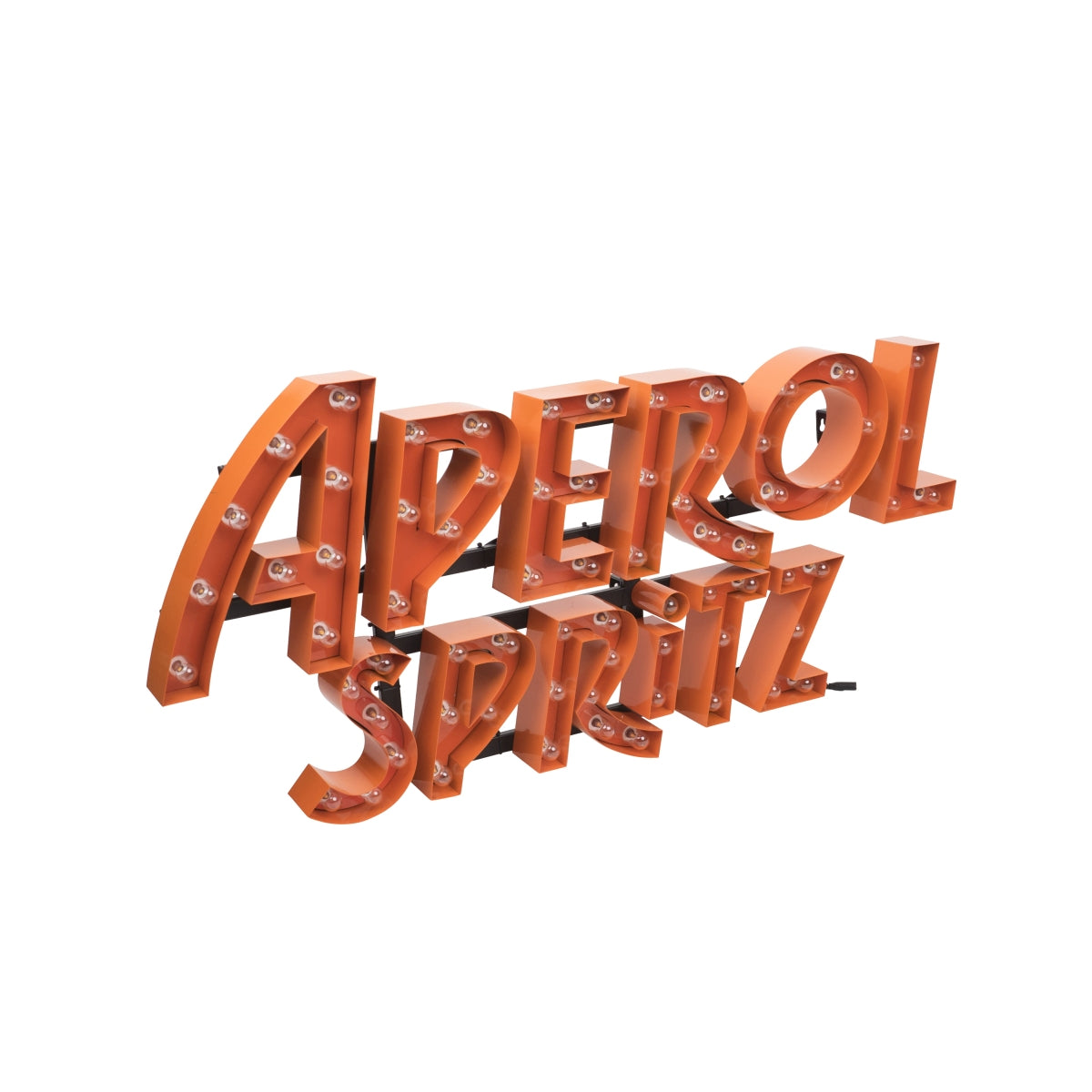 Aperol Spritz Podświetlany znak ścienny LED 95x50 Pomarańczowy Znak reklamowy rzadki! – Widok 3