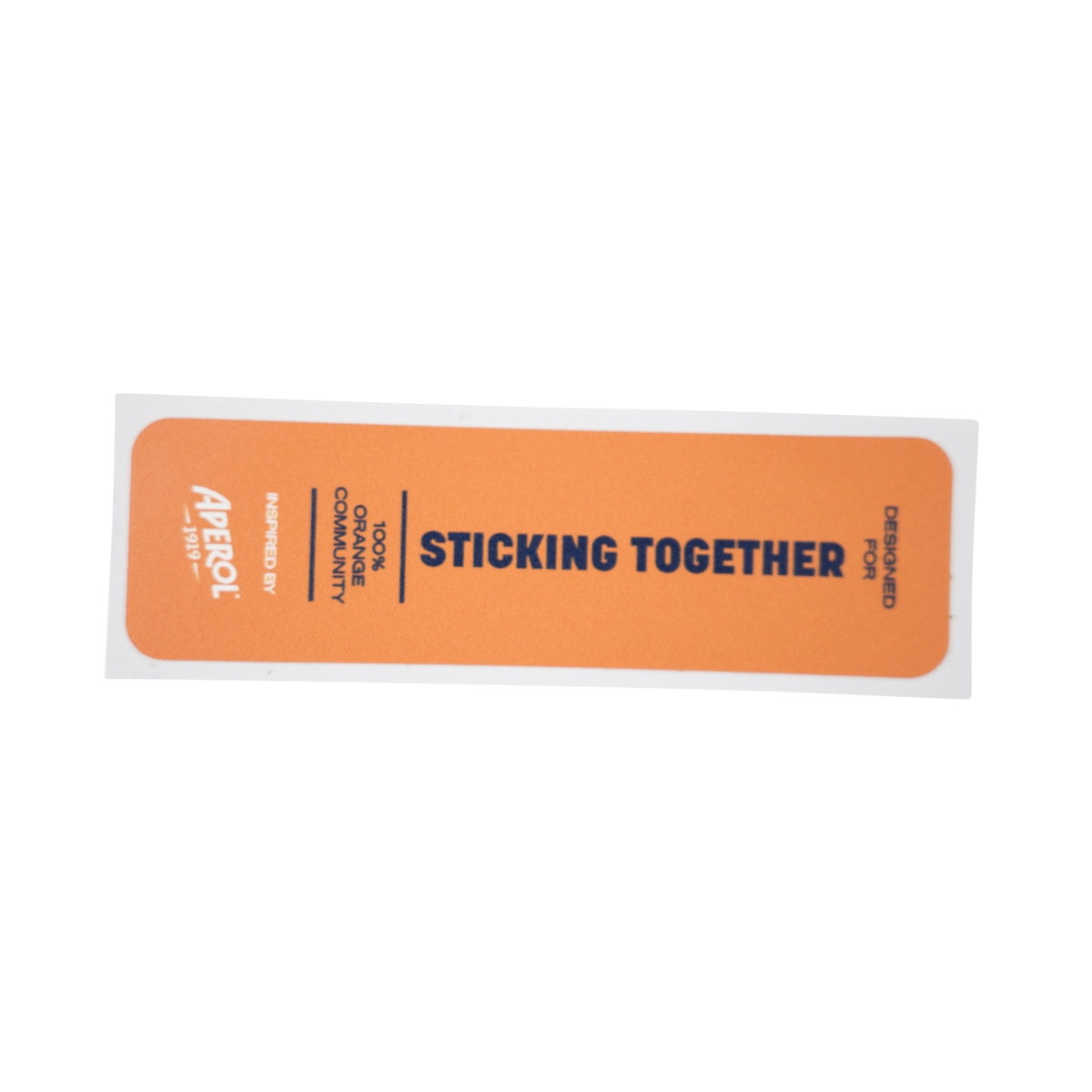 Naklejka Aperol Spritz Naklejka 9,8x2,7cm Przyklejamy Reklama Promocja