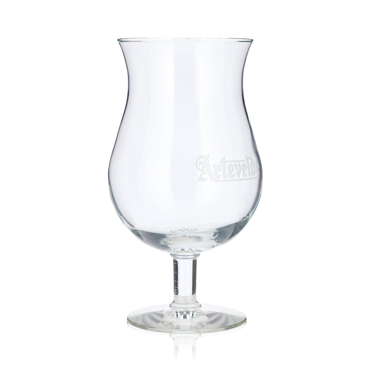 Szklanka do piwa Artevelde 0,6 l, puchar z białym logo – Widok 3