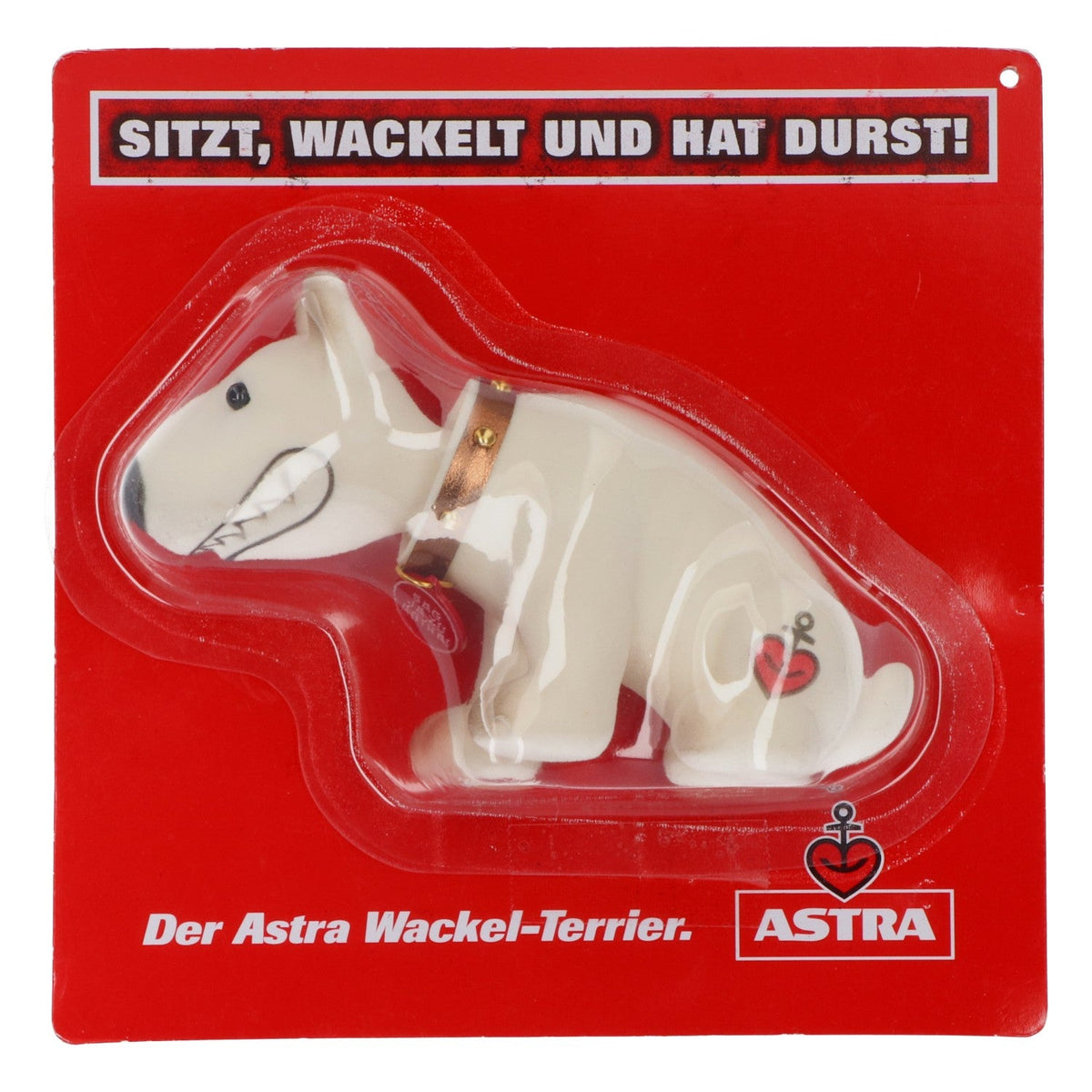 Astra Bier Wackeldackel Terrier mały Reeperbahn Kiez Hamburg szary – Widok 5