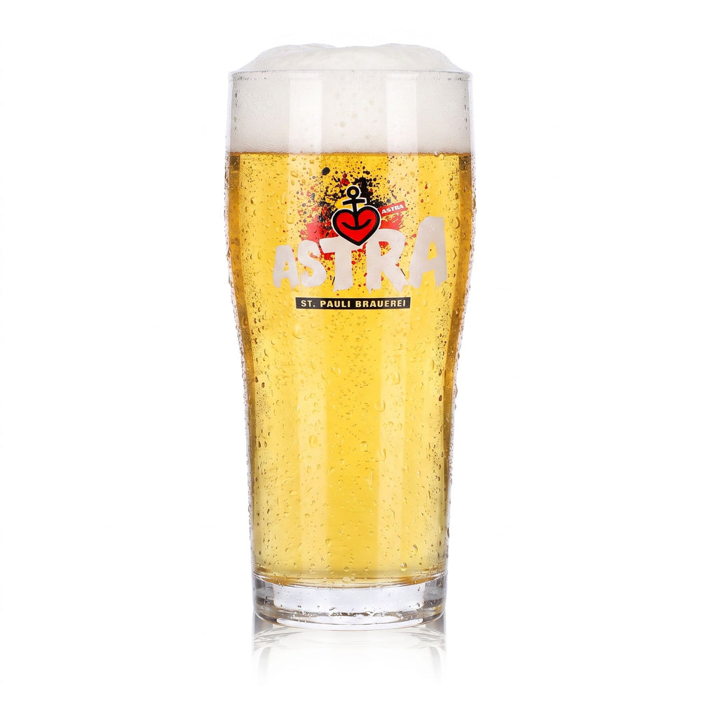 Szklanka do piwa Astra 0,25 l, kubek, edycja specjalna, browar St. Pauli, Sahm
