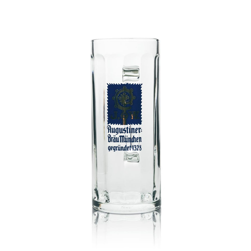 Szklanka do piwa Augustiner 0,5 l, dzbanek typu Seidel Rastal