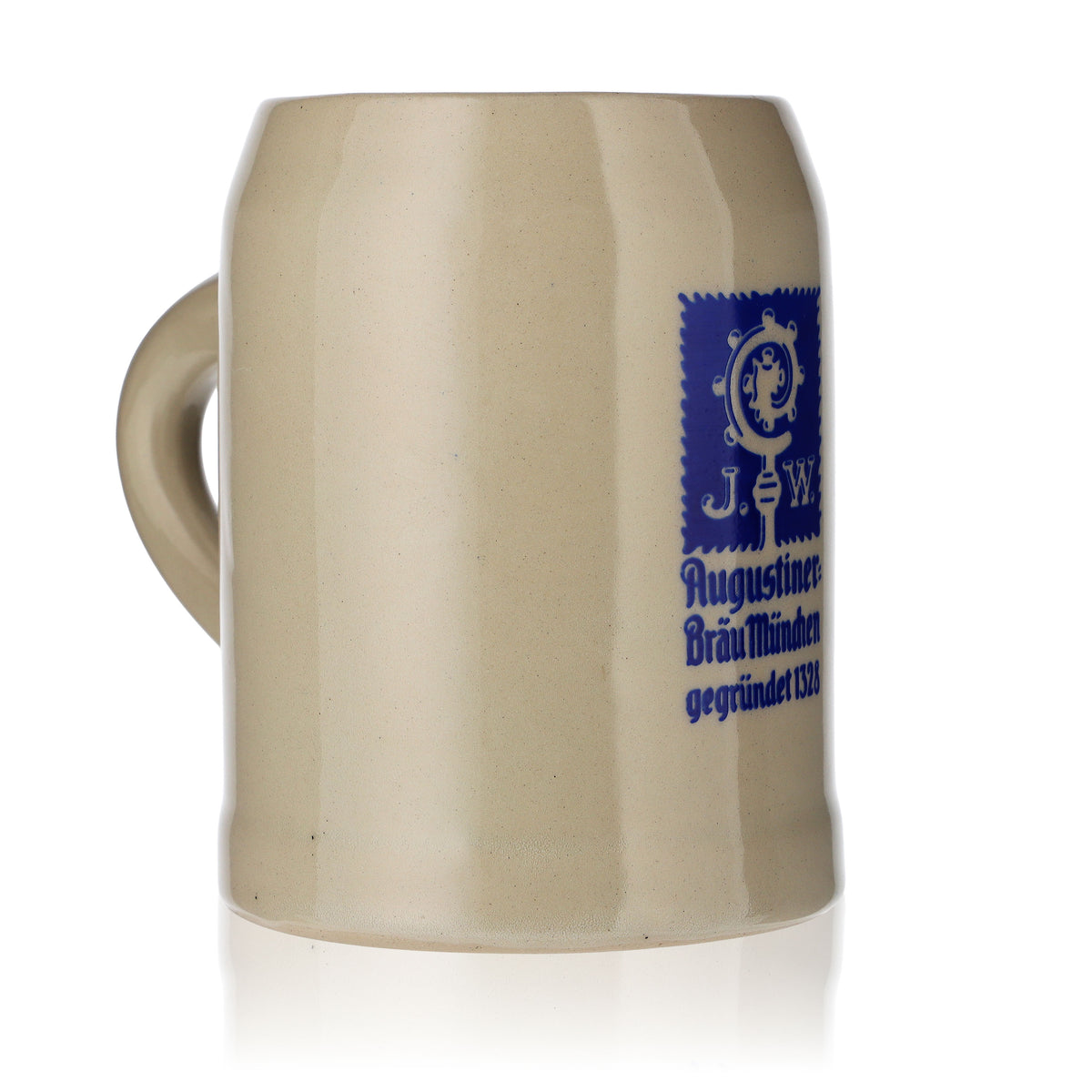 Kufel do piwa Augustiner Kufel kolekcjonerski Kufel 0,5 l Kufel ceramiczny Beżowy – Widok 2