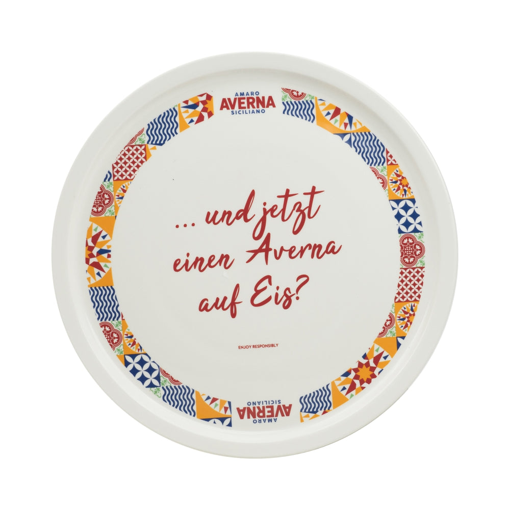 Averna Amaro talerz Ø31cm pizza makaron Włochy porcelana mozaika gastro lodziarnia