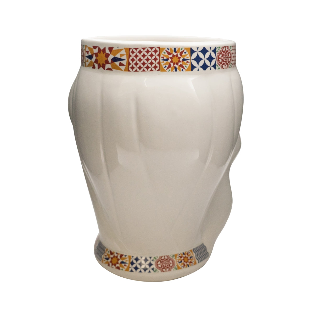 Averna Wazon Ceramiczny Głowy "Teste di Moro" Męska Dekoracja Doniczka Popiersie Living – Widok 3