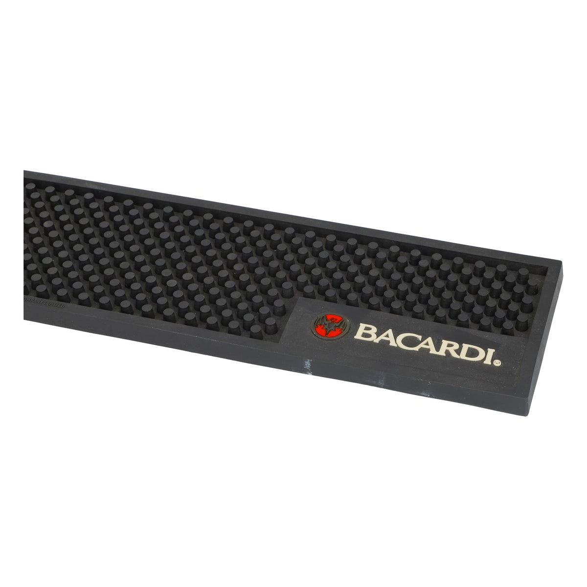 Mata barowa Bacardi Mata ociekowa Mata serwisowa 60x10cm Gumowane akcesoria barowe