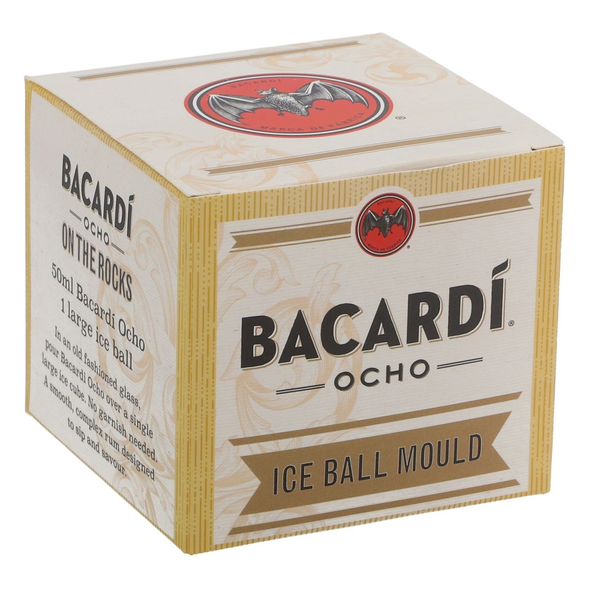 Forma do kostek lodu Bacardi Ice Ball Mould Ocho Akcesoria barowe Koktajle Longdrink