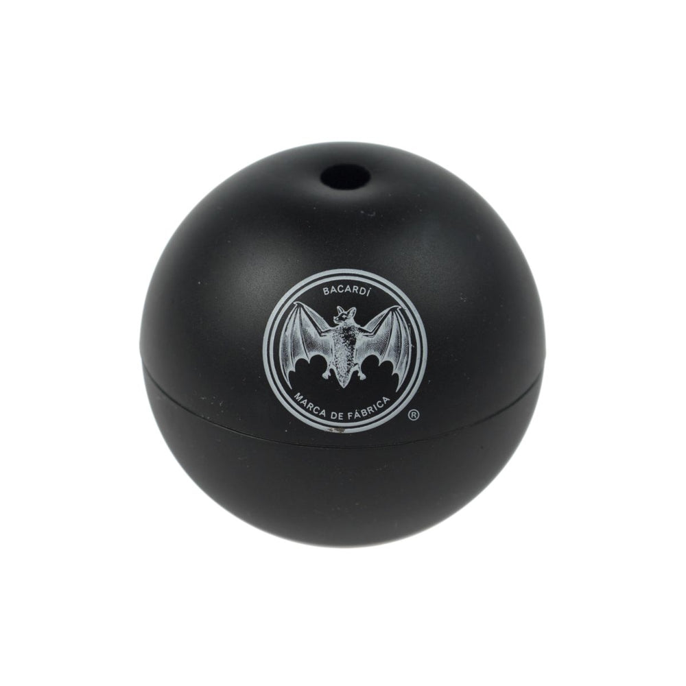 Forma do kostek lodu Bacardi Silikonowa forma do kostek lodu Duża kula Czarna Ø6.2cm