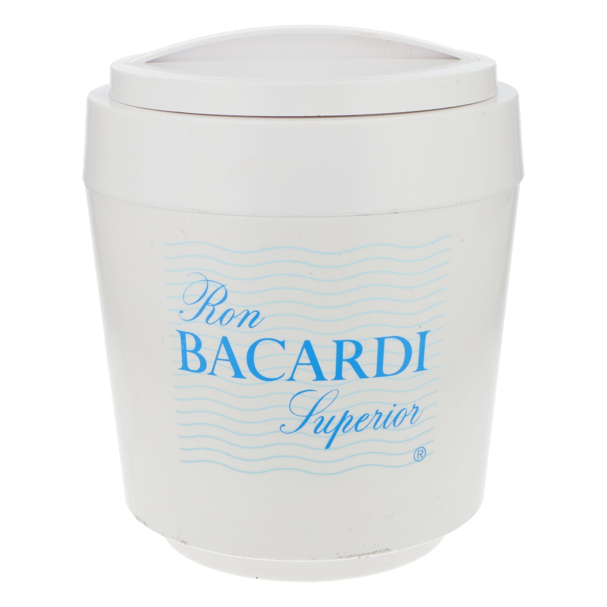 Chłodziarka do butelek z rumem Bacardi Pojemnik na kostki lodu Icebox z tworzywa sztucznego „Superior”