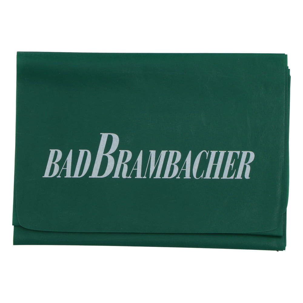 Taśma treningowa Bad Brambacher Flexi, zielona, 120 x 15 cm, taśma fitness z gumy