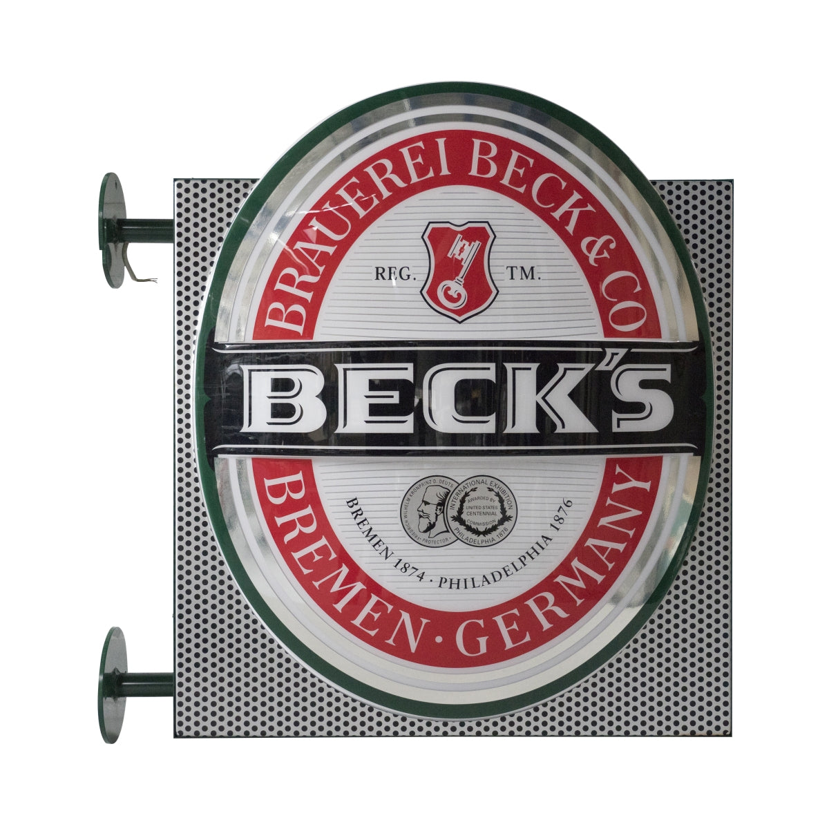 Becks piwo neon znak ściana wyświetlacz gastro pub bar piwo gospodarka – Widok 2