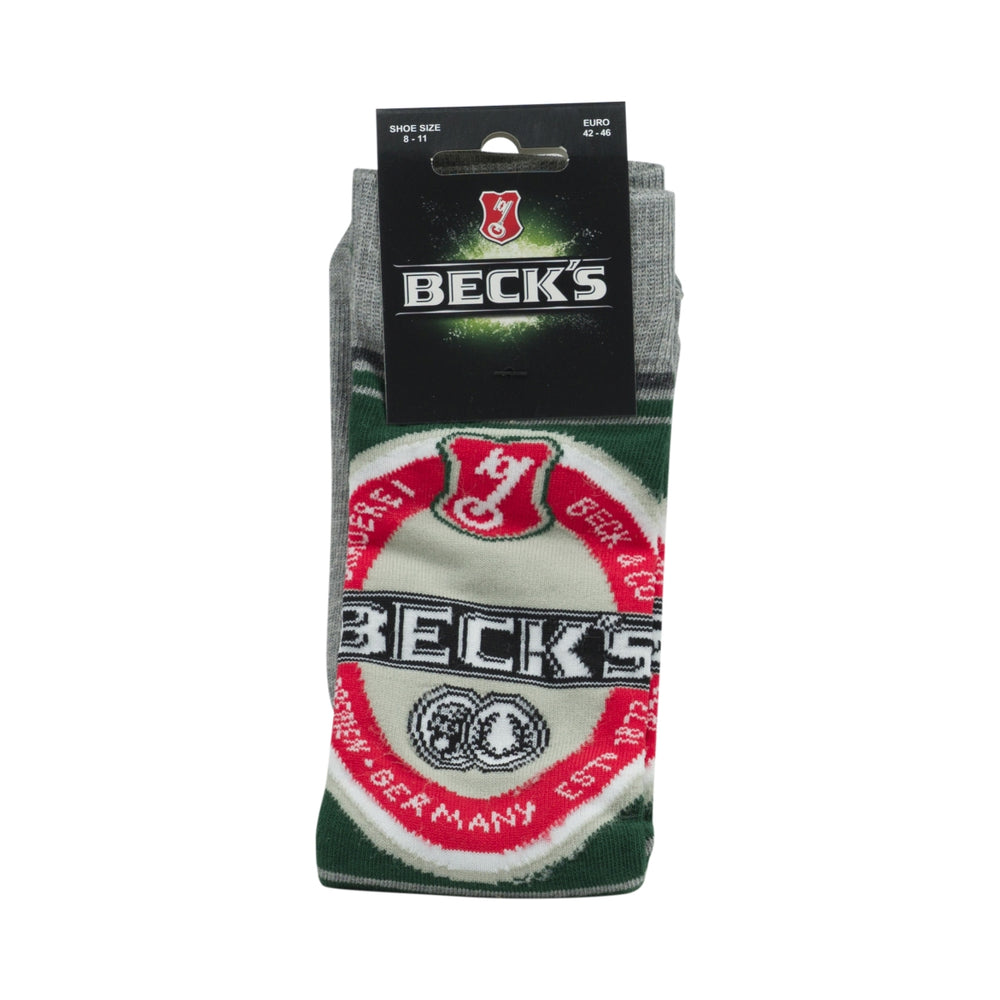 Becks Skarpetki Pończochy Rozmiar 42-46 Unisex Skarpetki Retro Party Leisure Crew Beer