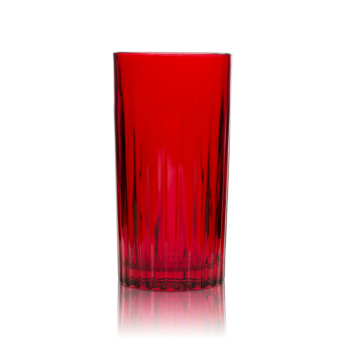Szklanka do ginu Beefeater 0,4 l Longdrink Tonic Cocktail Szklanki czerwone 24 reliefowe szklanki z konturem