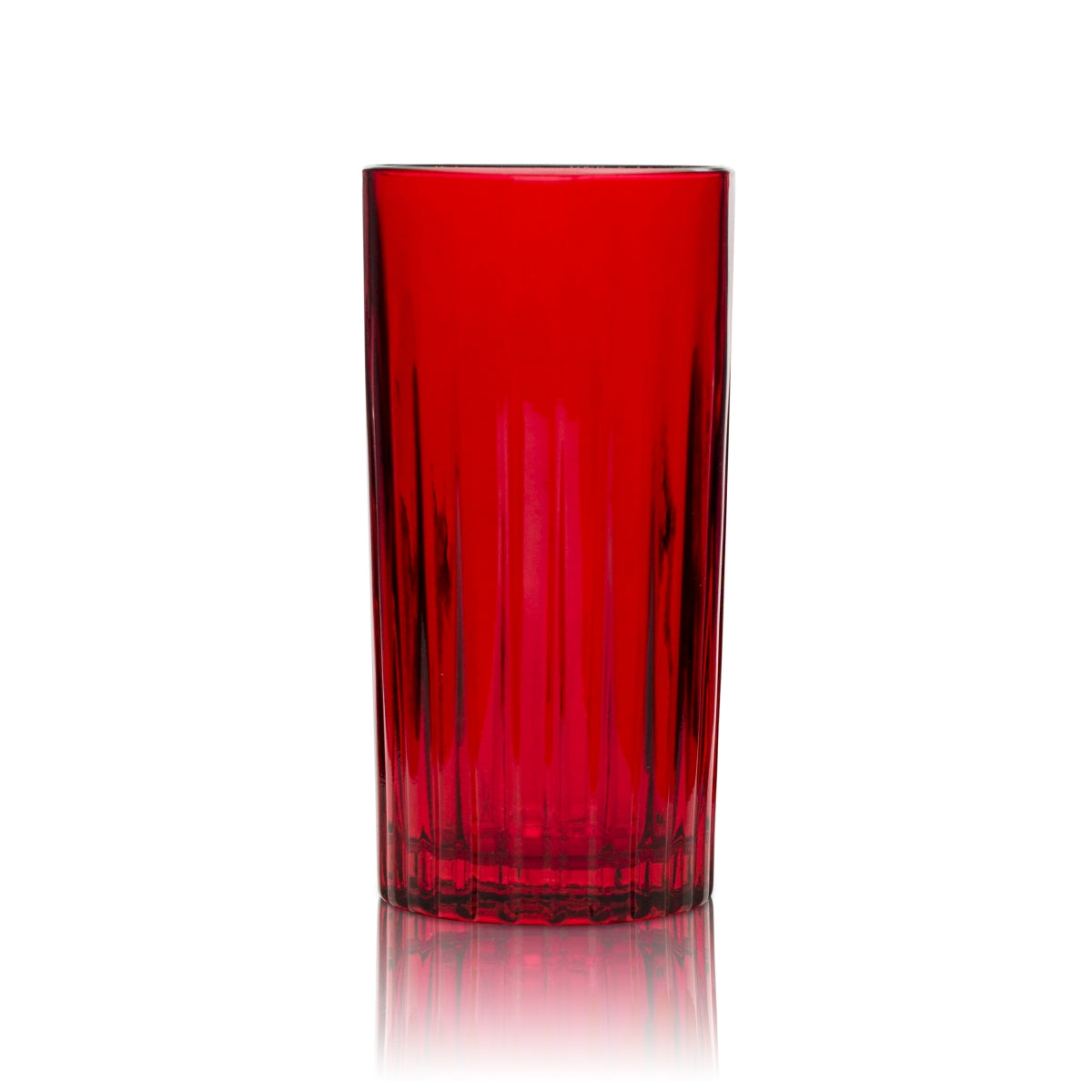 Szklanka do ginu Beefeater 0,4 l Longdrink Tonic Cocktail Szklanki czerwone 24 reliefowe szklanki z konturem – Widok 2