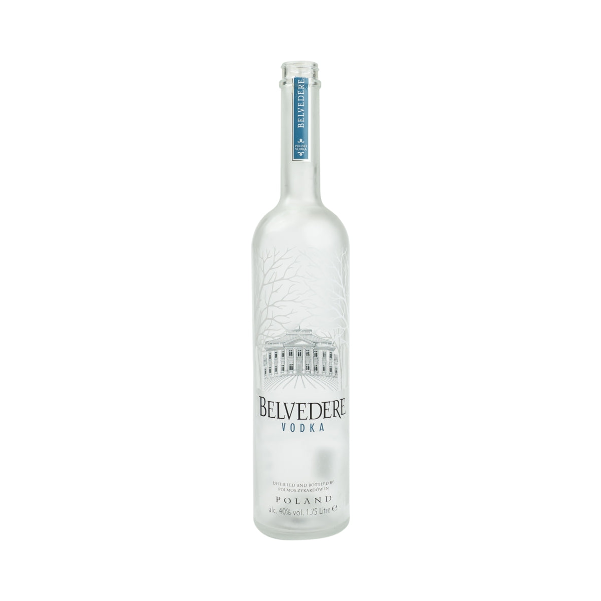 Pusta butelka Belvedere Vodka 1,75l z lampką dekoracyjną LED Pusta butelka barowa