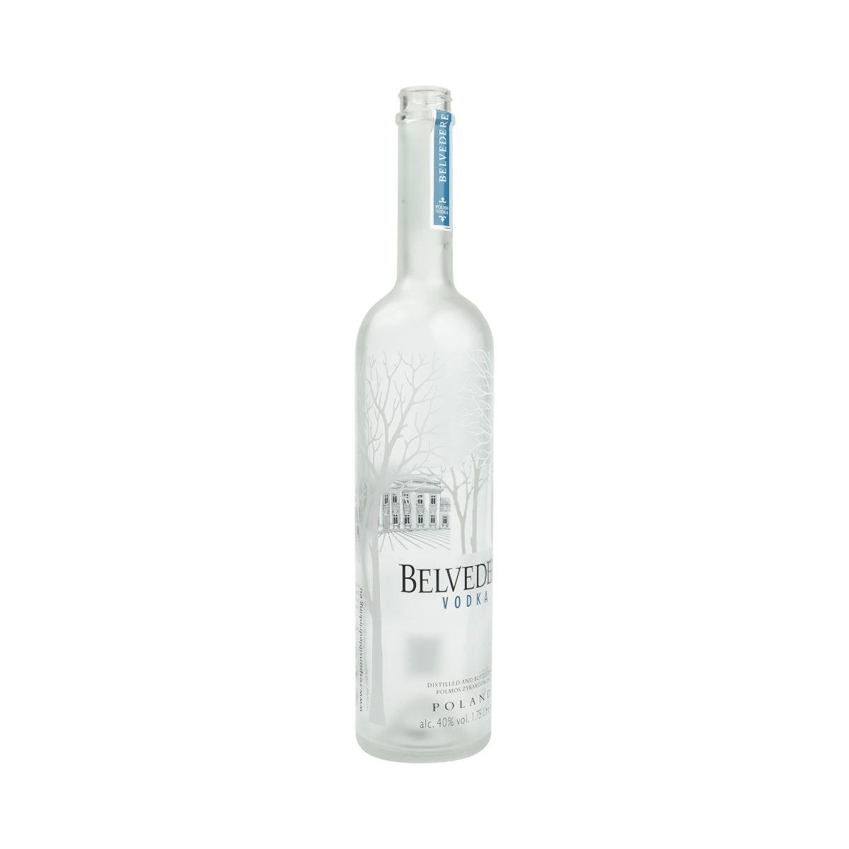 Pusta butelka Belvedere Vodka 1,75l z lampką dekoracyjną LED Pusta butelka barowa – Widok 2
