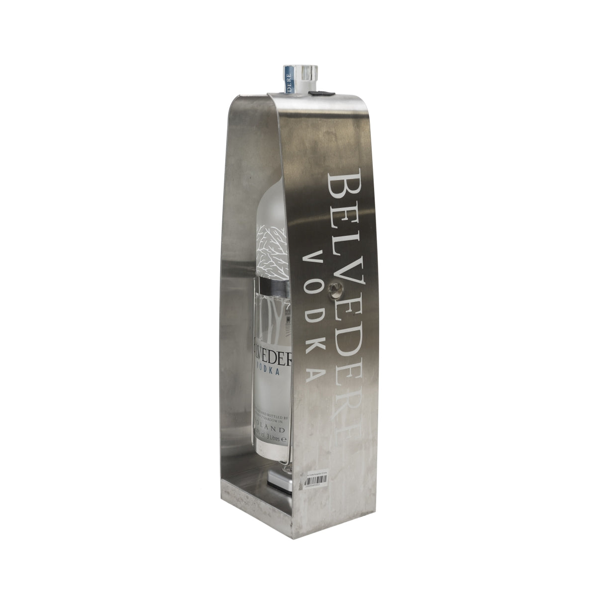 Nalewak do wódki Belvedere 3l obrotowy z diodą LED Swing Bottle Glorifier Metal – Widok 5