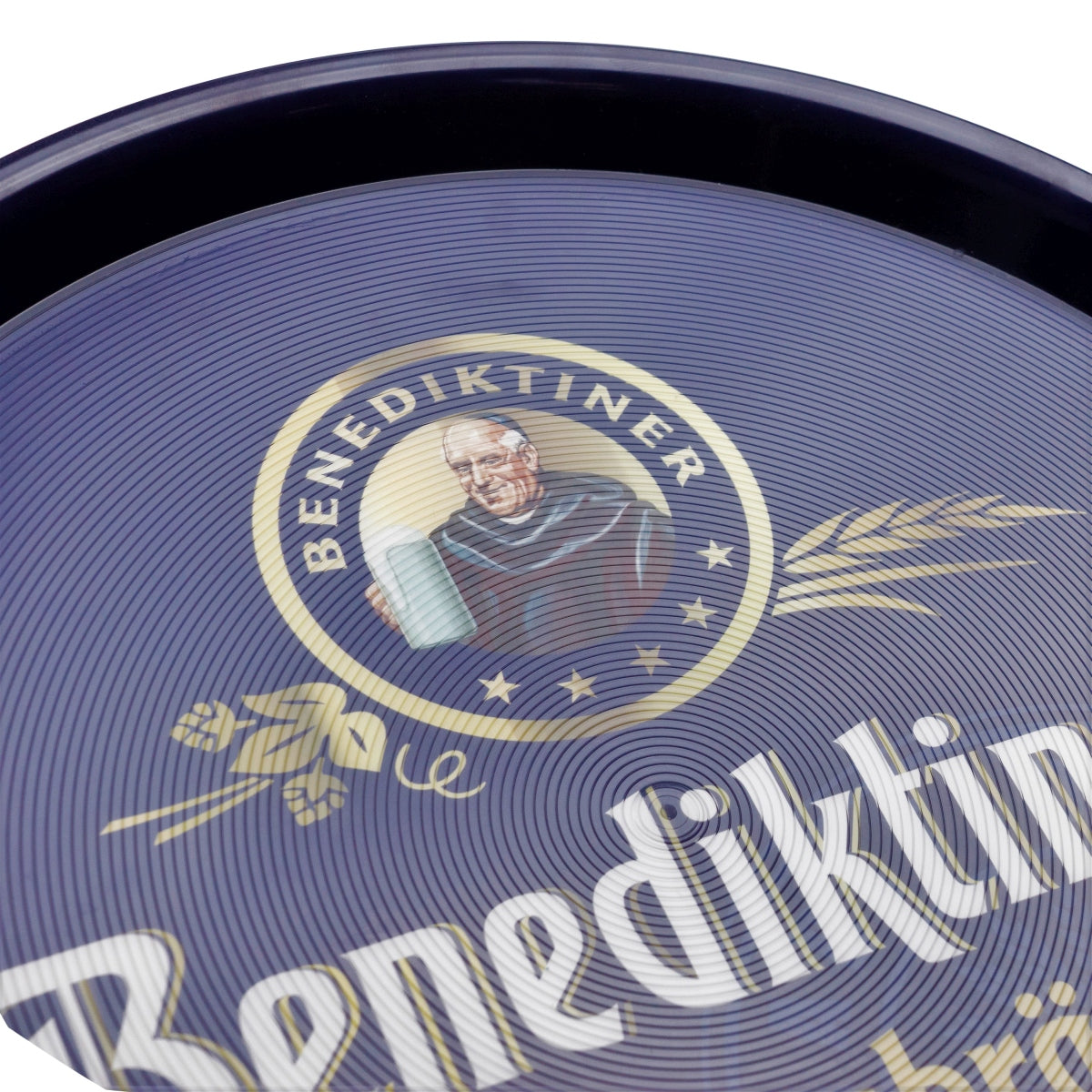 Taca do piwa Benediktiner Taca do serwowania Taca kelnerka ciemnoniebieska gumowana – Widok 3