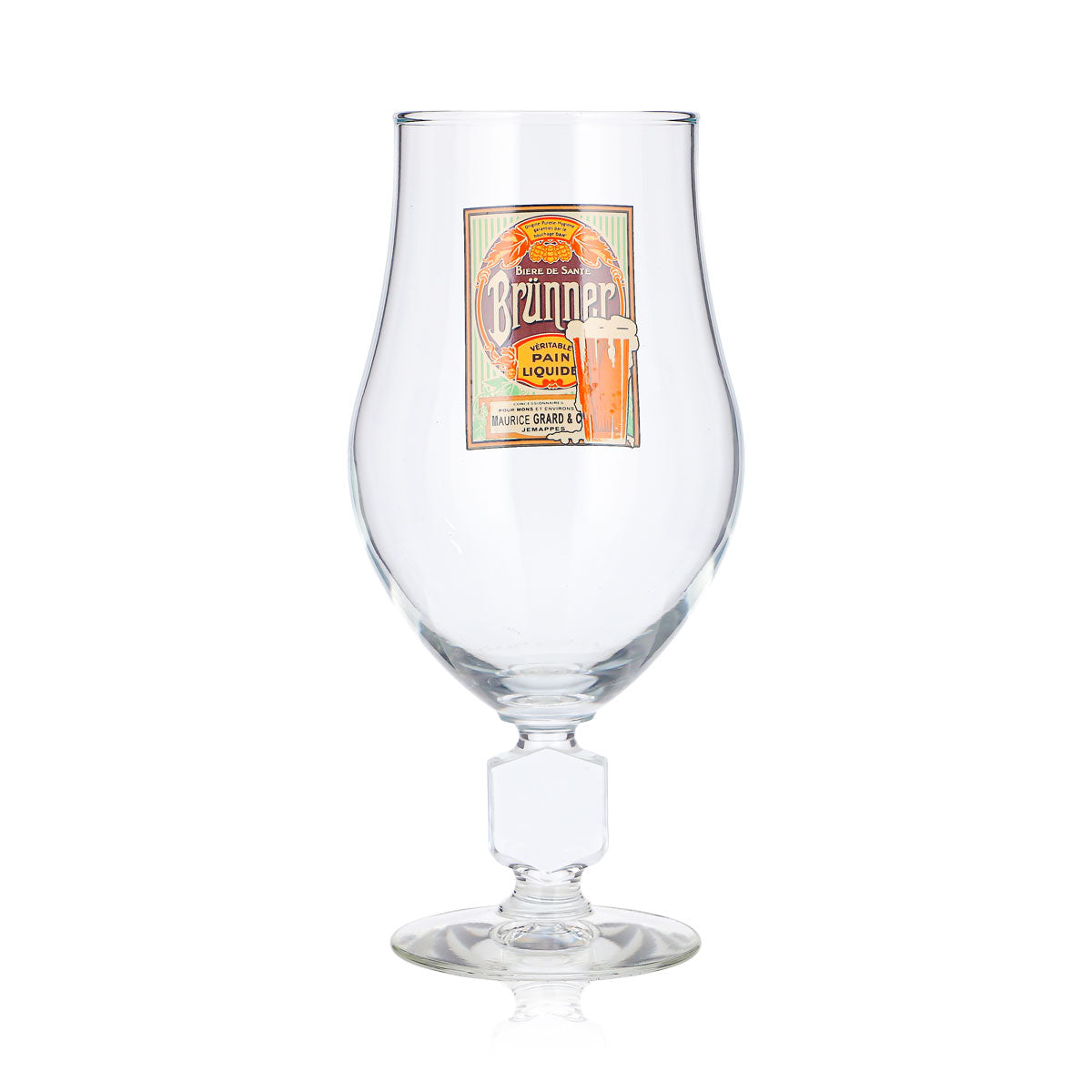 Szklanka do piwa „Bière de Santé Brunner” o pojemności 0,45 l, model „Durobor Echanson” – Widok 2