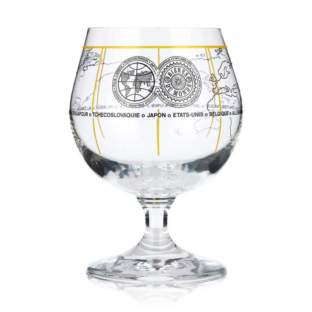 Kieliszek do piwa „Bieres du Monde” 0,25 l, puchar z mapą świata, Rastal