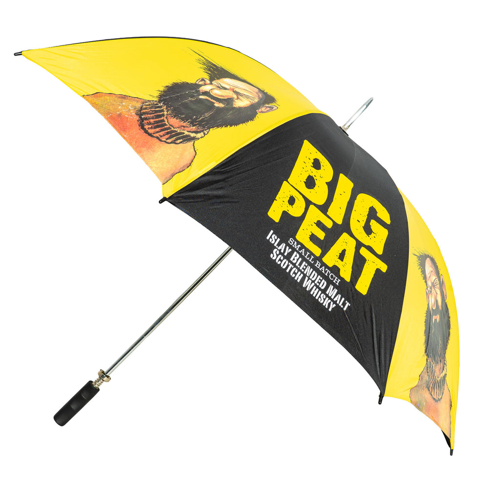 Szklanka do whisky Big Peat z wyściełanym uchwytem, czarna/żółta, rozpiętość 130 cm, poliester