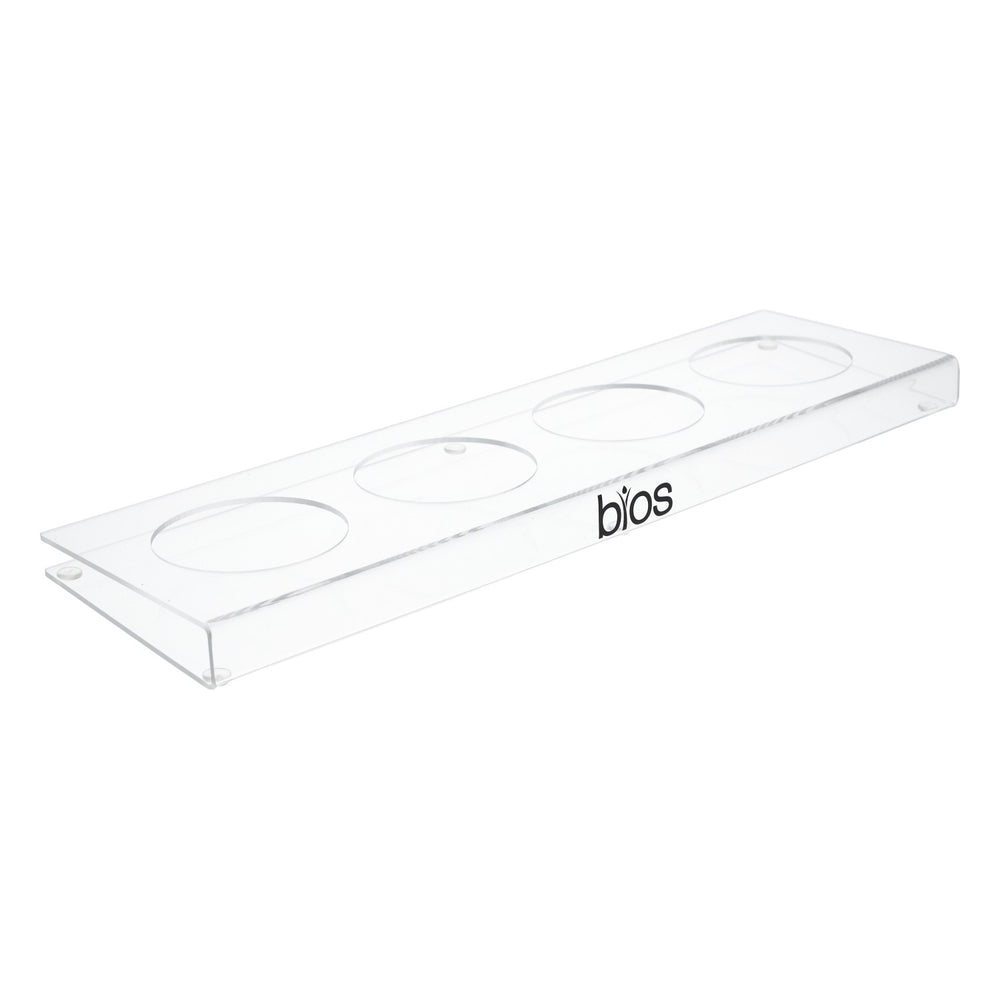 Bios Water Tablett Uchwyt na 4 butelki Przezroczysty uchwyt na butelki