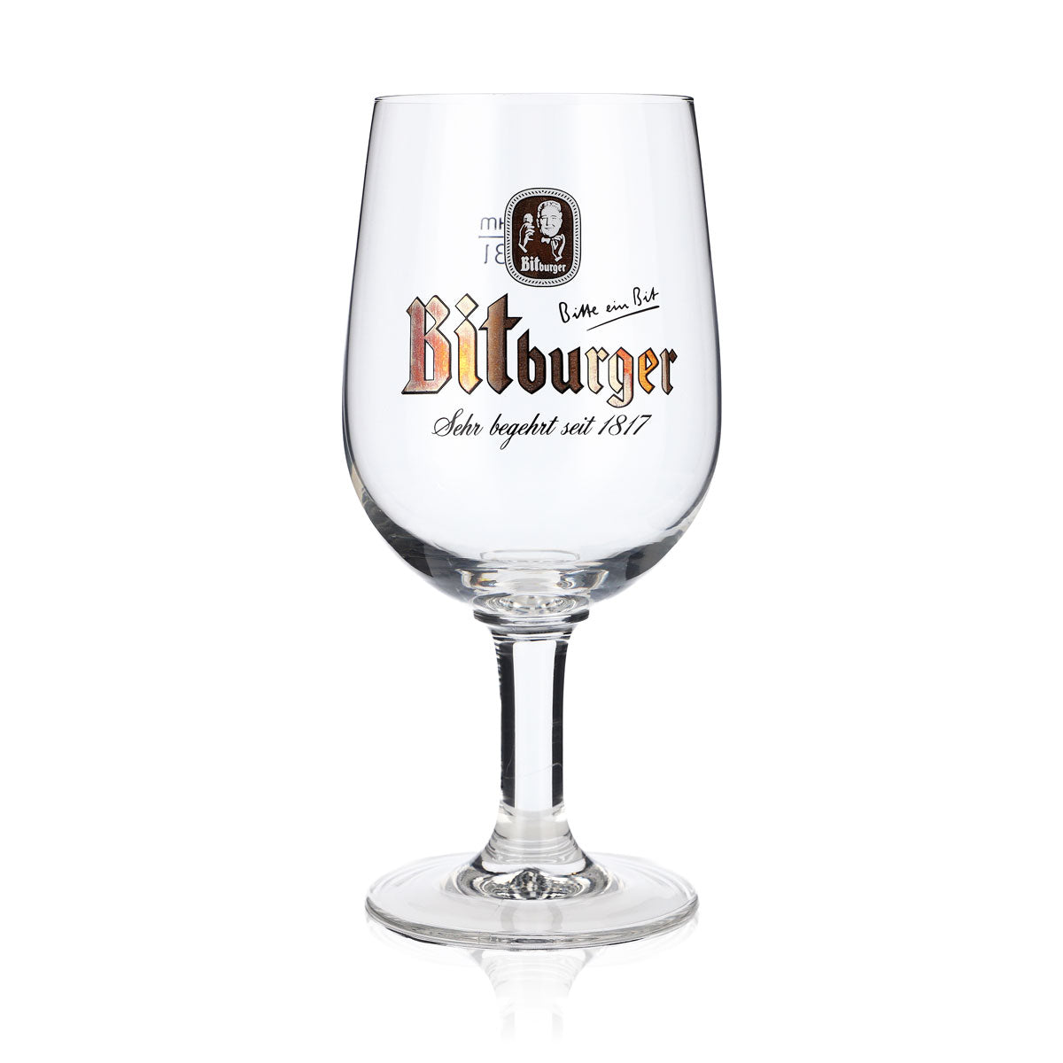 Piwo Bitburger Szklanka do piwa Pokal Szklanki do piwa Gaston 0,3 l „Das besondere Alte”