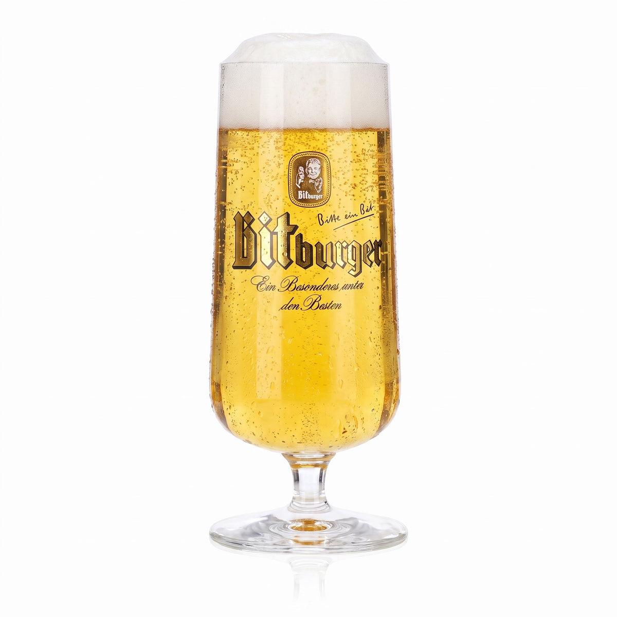 Szklanka do piwa Bitburger 0,25 l, puchar „Wyjątkowe wśród najlepszych” Sahm