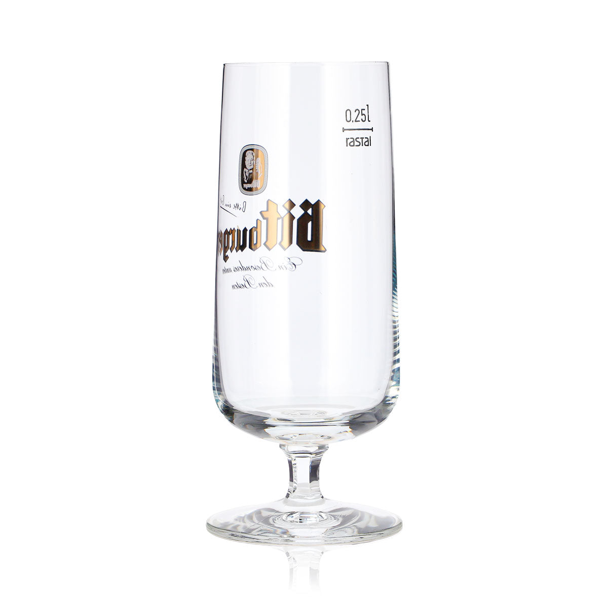 Szklanka do piwa Bitburger 0,25 l, puchar „Wyjątkowe wśród najlepszych” Sahm – Widok 4