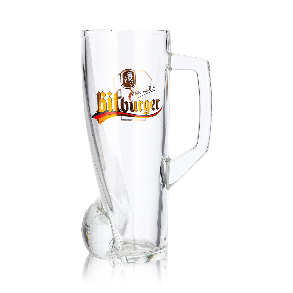 Szklanka do piwa Bitburger 0,4 l, dzbanek DFB-Premium bezalkoholowy, numer na koszulce 8 – Widok 2
