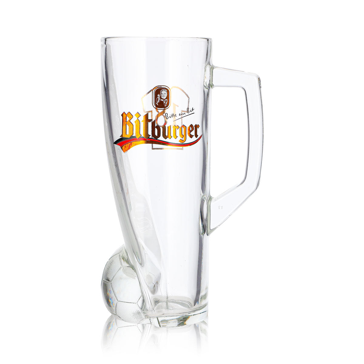Szklanka do piwa Bitburger 0,4 l, dzbanek DFB-Premium bezalkoholowe, numer na koszulce 18 – Widok 2