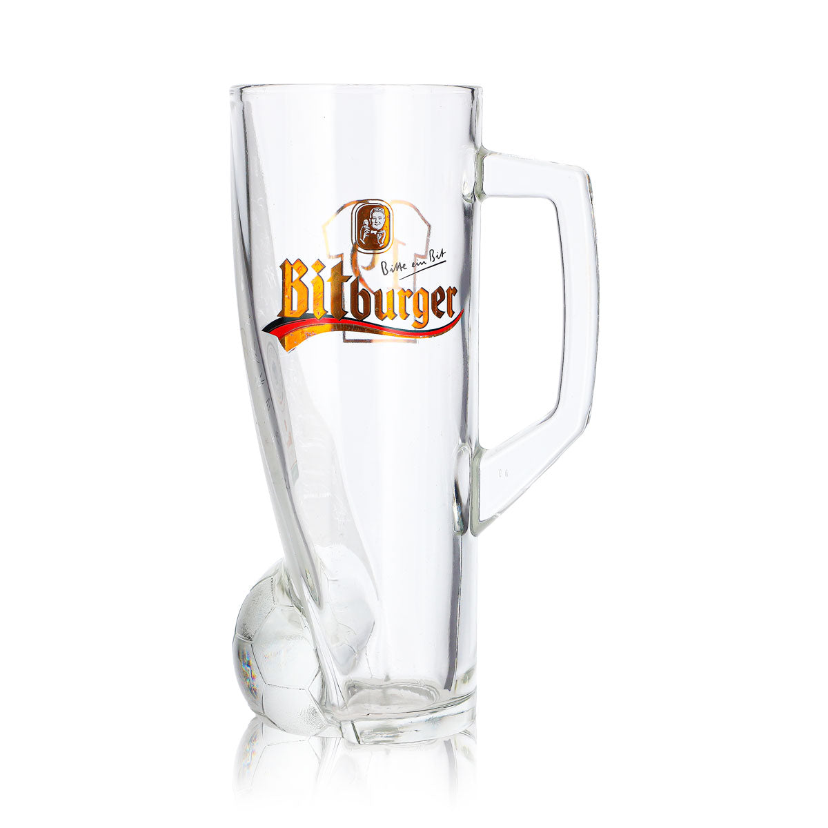 Szklanka do piwa Bitburger 0,4 l, dzbanek DFB-Premium bezalkoholowe, numer na koszulce 19 – Widok 2
