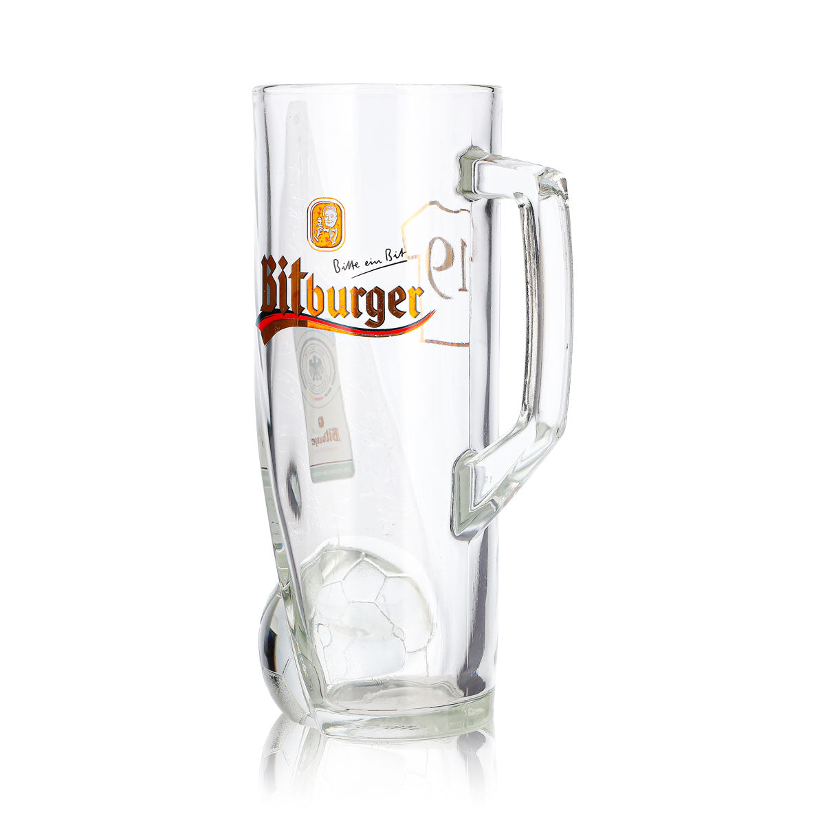 Szklanka do piwa Bitburger 0,4 l, dzbanek DFB-Premium bezalkoholowe, numer na koszulce 19 – Widok 6