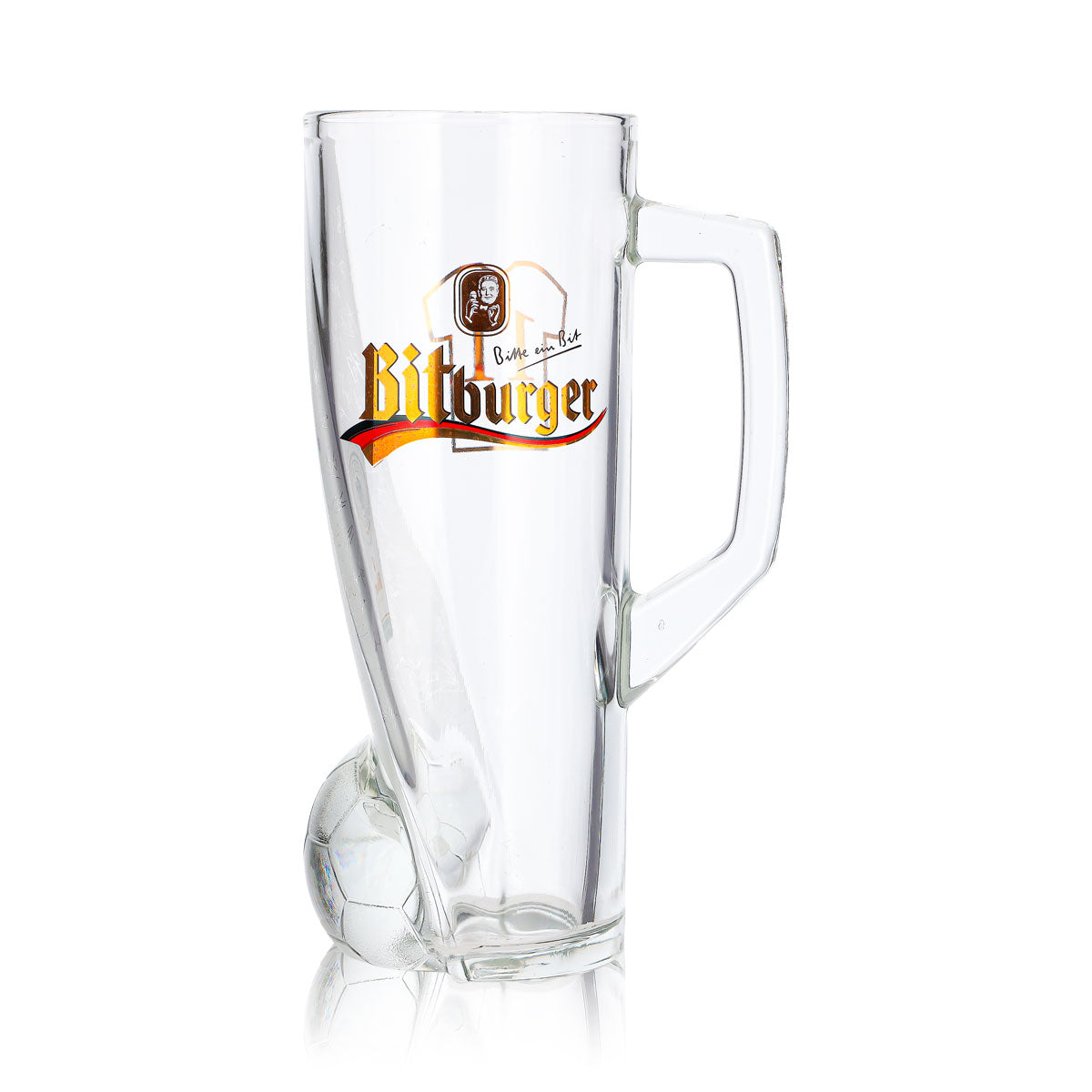 Szklanka do piwa Bitburger 0,4 l, dzbanek DFB-Premium bezalkoholowe, numer na koszulce 11 – Widok 2
