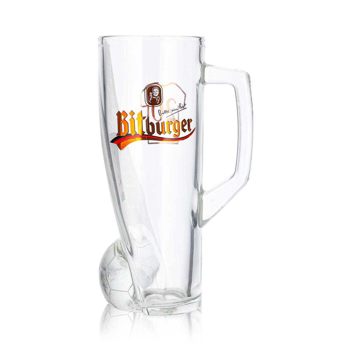 Szklanka do piwa Bitburger 0,4 l, dzbanek DFB-Premium bezalkoholowe, numer na koszulce 20 – Widok 2