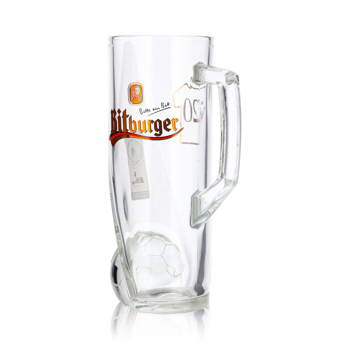 Szklanka do piwa Bitburger 0,4 l, dzbanek DFB-Premium bezalkoholowe, numer na koszulce 20 – Widok 6
