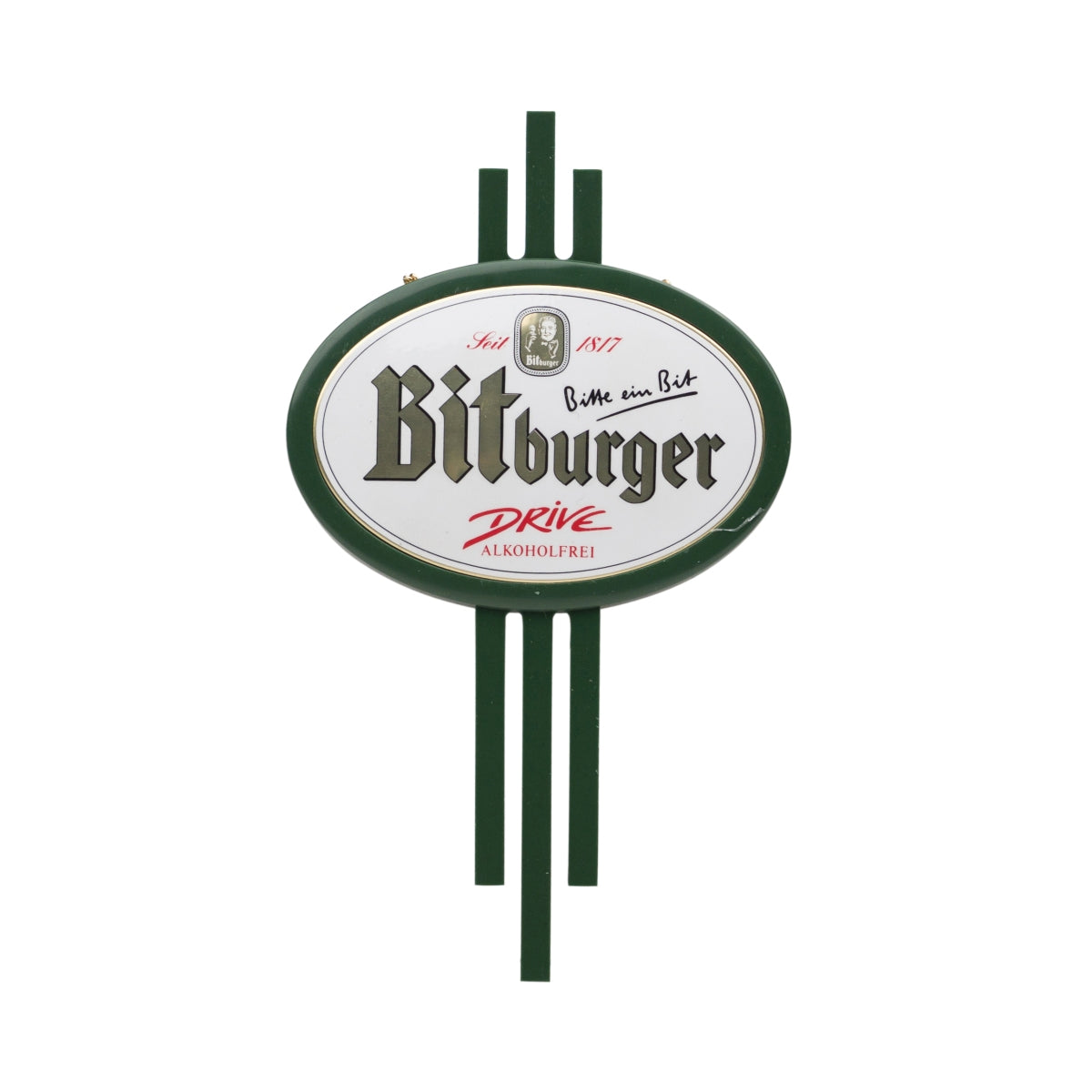 Zawieszka z kranem do piwa Bitburger bezalkoholowa sieć barów pub gastro