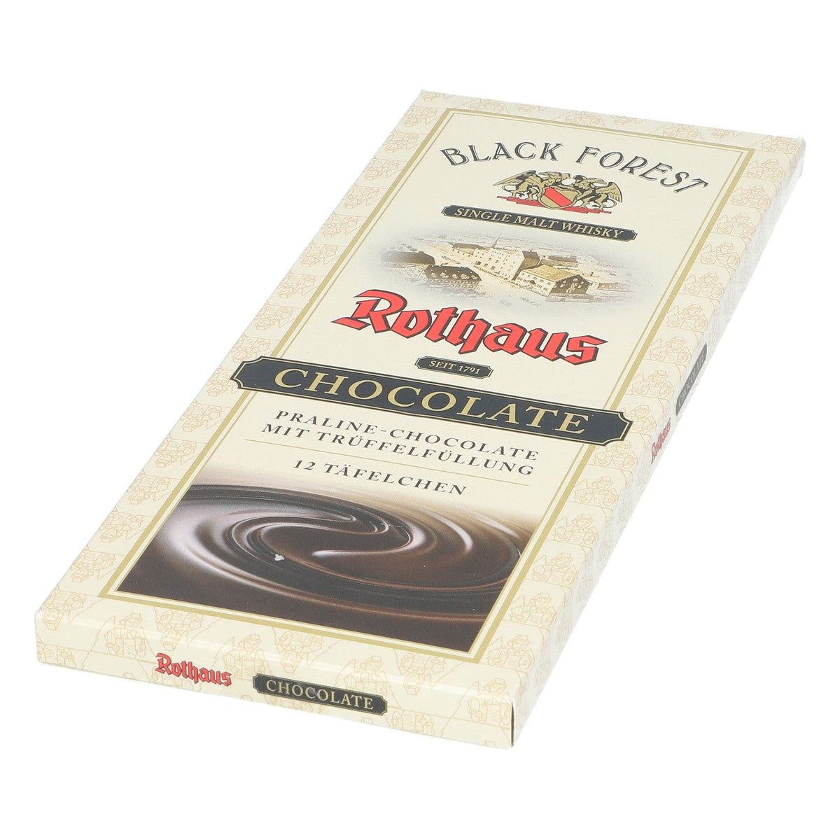 10x Czekolada z whisky Black Forest Rothaus Chocolate 100 g gorzka 1,5% obj. alk. – Widok 3