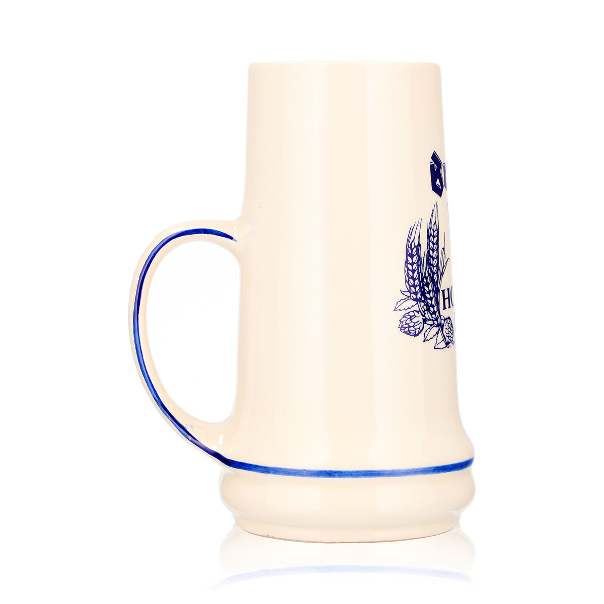 Kufel do piwa, gliniany dzbanek 0,55 l, model „Holland Royally Refreshing”, ceramika – Widok 4