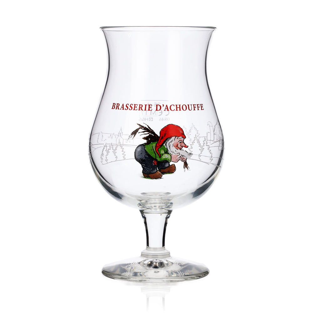 Brasserie D'Achouffe Szklanka 0,25 l Szklanki do piwa rzemieślniczego Browar Belgia Krasnal Gnom