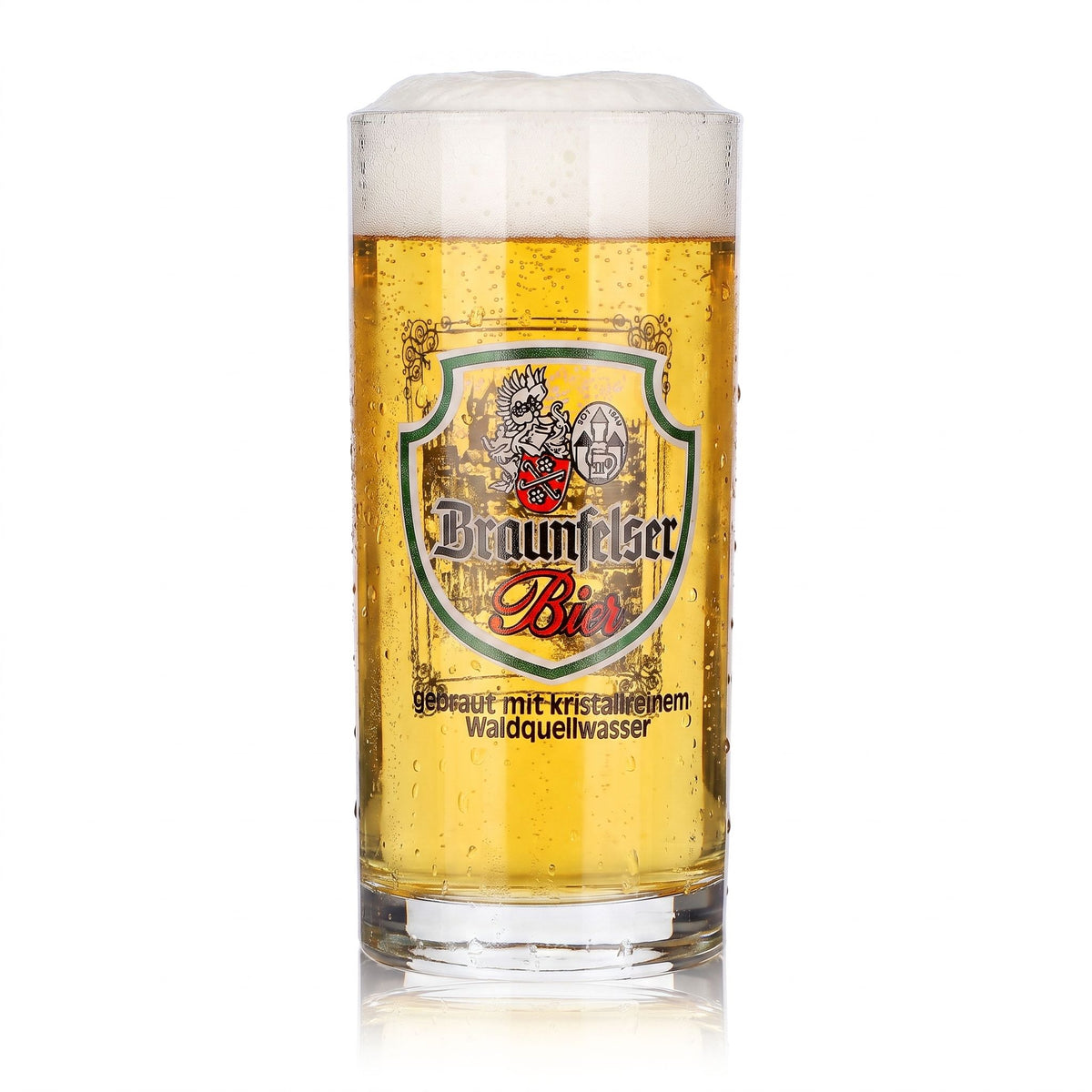Szklanka do piwa Braunfelser 0,3 l z motywem miasta