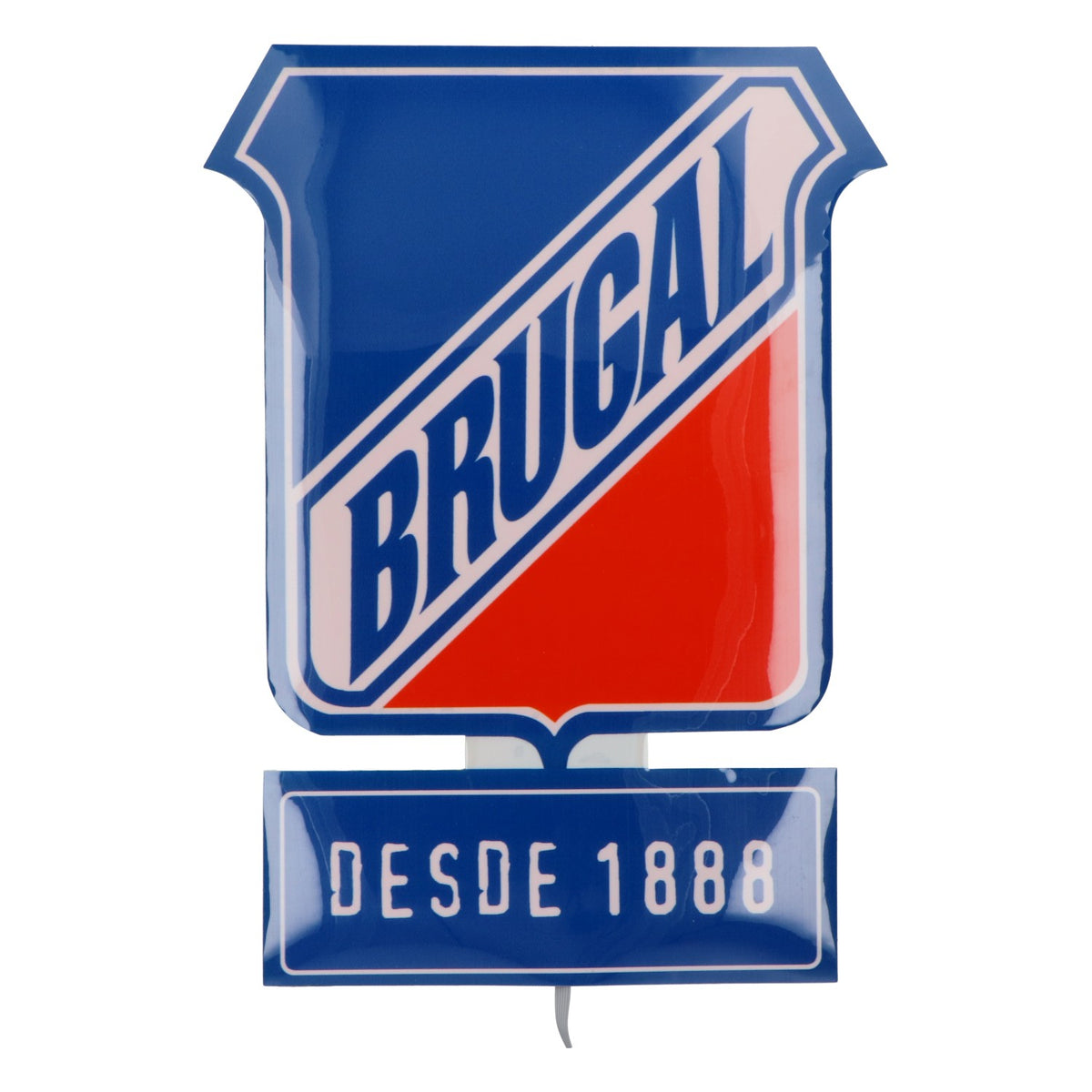 Rum Brugal – neon LED, tabliczka, dekoracja do baru, prezent, „Man Cave”, 43 cm