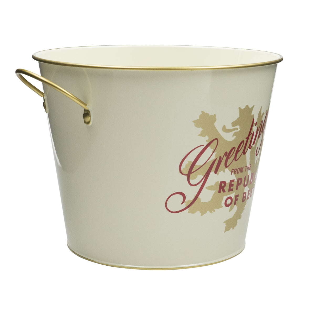 Budweiser Ice Bucket Cooler Ice Box Bucket Bottles Drinks Bottle Ø23cm Uchwyt – Widok 2