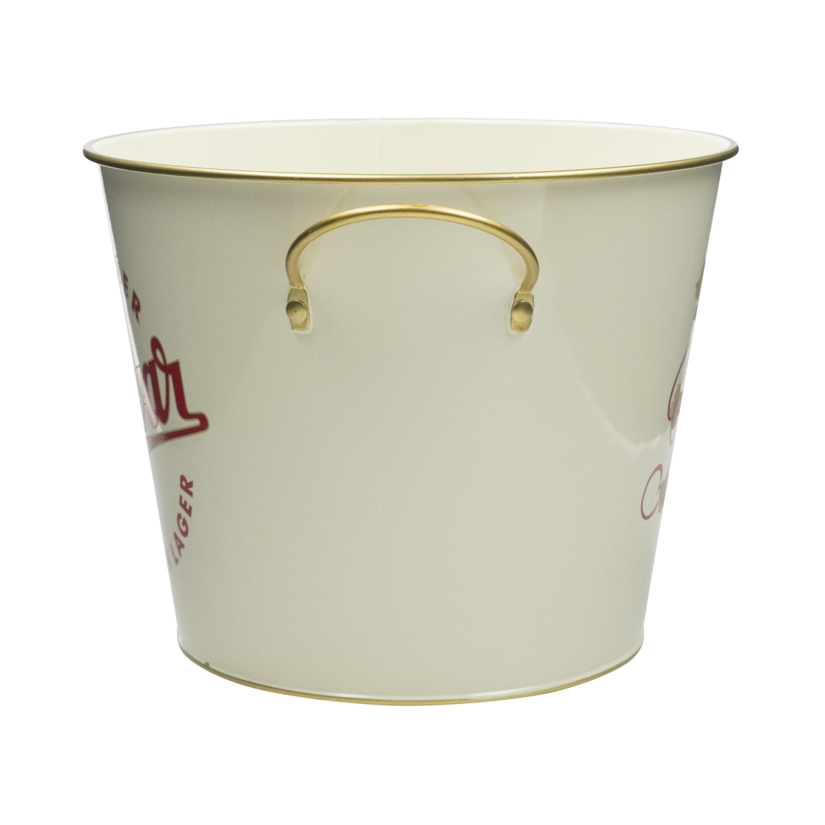 Budweiser Ice Bucket Cooler Ice Box Bucket Bottles Drinks Bottle Ø23cm Uchwyt – Widok 3